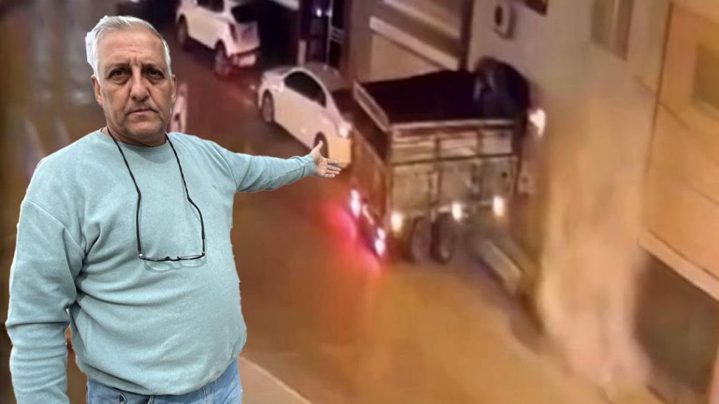 İzmir&#039;de yürekler ağza geldi! Freni boşalan kamyon duvarı yıkıp eve girdi