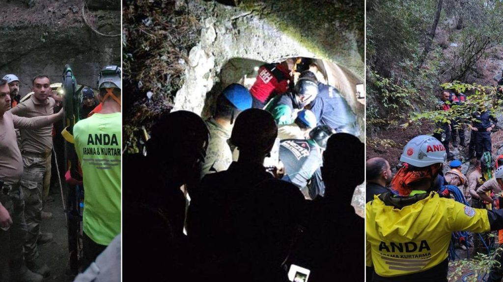 Kayıp adamı bulmak için metrelerce süründüler: Samsun&#039;da nefes kesen kurtarma anları