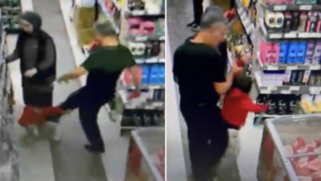 Market ortasında dehşet! 5 yaşındaki çocuğunu döven baba gözaltında