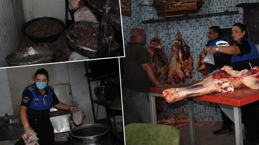 Şanlıurfa&#039;da 1 ton bozuk ve kokmuş et ele geçirildi! Lokantalara satılacaktı