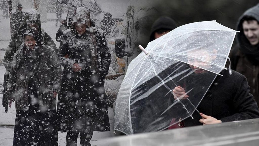 Sıcaklık düşüyor, kar ve sağanak geliyor! Meteoroloji&#039;den 9 kente sarı kodlu uyarı