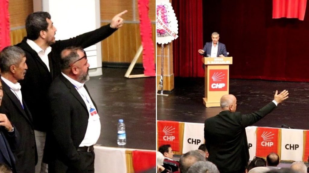 Sivas CHP İl Kongresi&#039;nde etek krizi! Eski milletvekili adayı Baki Çoban esti köpürdü: Resimlerime etek giydirenler utansın