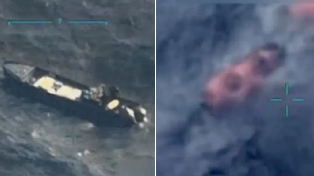 Trump emri verdi, ABD sert vurdu! Pasifik&#039;teki saldırı görüntüleri paylaşıldı