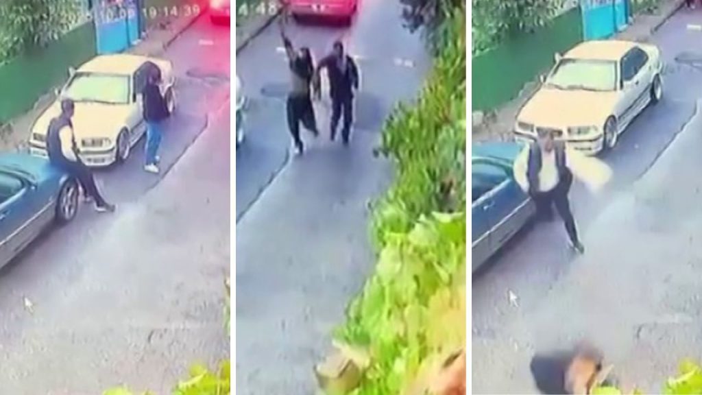 Ümraniye&#039;de sokak ortasında dehşet: Silah zoruyla kaçırıp darbettiler