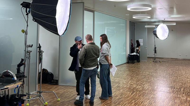 Pasotti gira film con Papaleo in grattacielo della Regione Piemonte a Torino