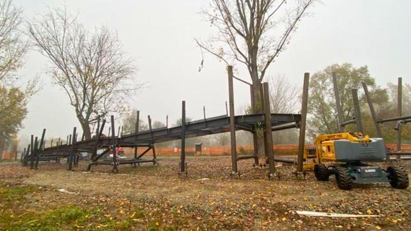 Lavori sulla passerella del Meisino: primo passo verso il centro di educazione sportiva