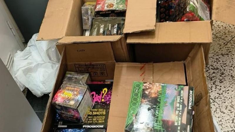 Givoletto: 130 kg di fuochi d'artificio sequestrati per uso illegale