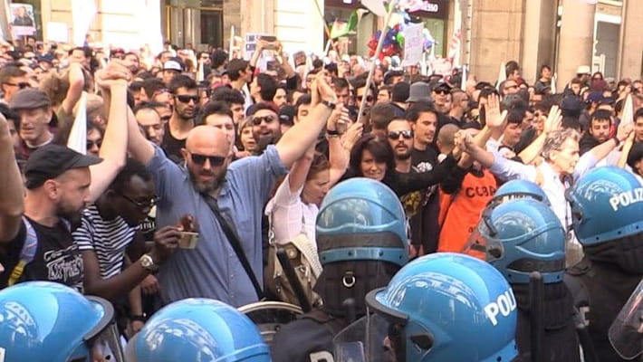 Processo per gli scontri del 1° Maggio a Torino: la Procura chiede condanne severe per 38 imputati