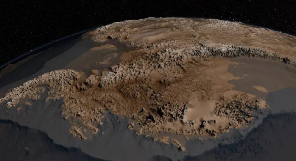 Antartide senza ghiaccio: scoperta la topografia nascosta del continente più freddo del pianeta