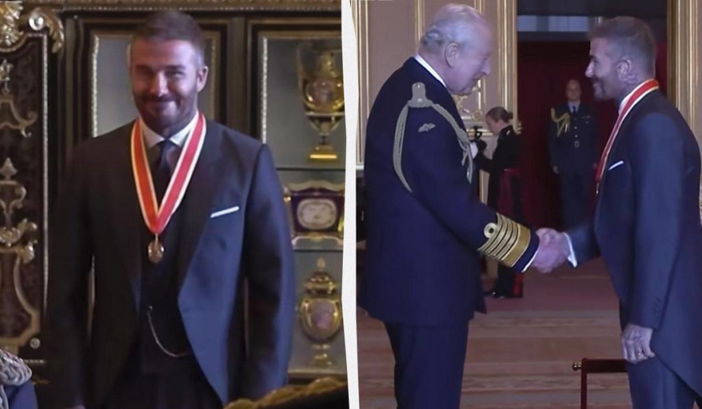 Il Re Carlo III Insignisce David Beckham del Titolo di Cavaliere per i suoi Contributi nel Mondo del Calcio