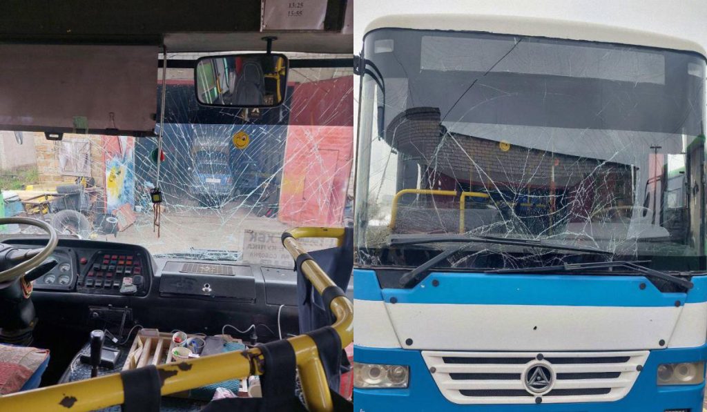 Attacco a un autobus di linea a Cherson: feriti tra i passeggeri, compreso un bambino