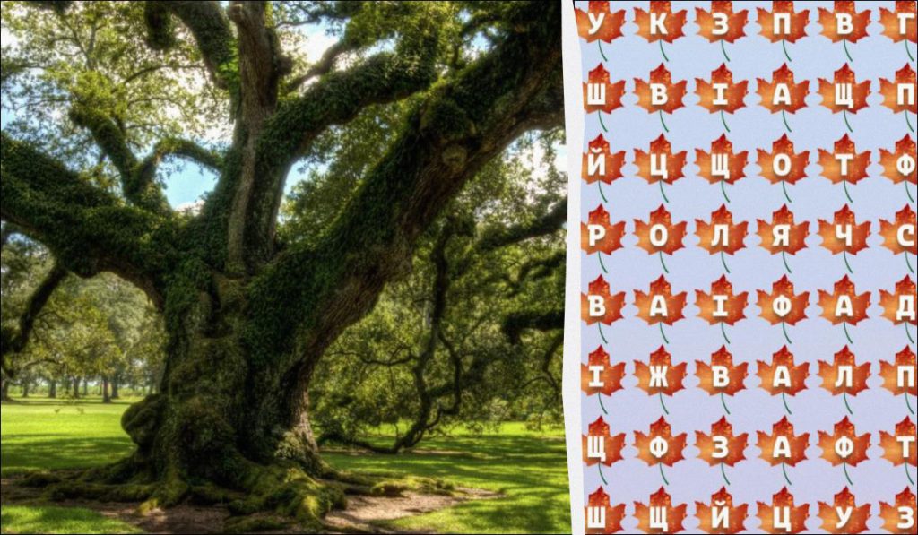 Sfida Mentale: Solo il 2% delle Persone Riuscirà a Trovare la Parola &quot;Albero&quot; in 10 Secondi secondo UNIAN https://www.unian.net/