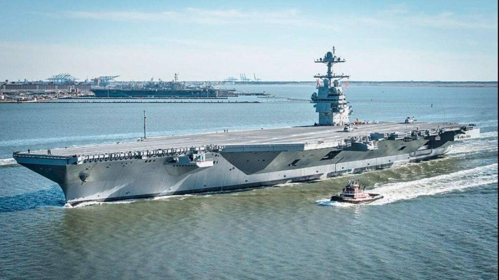 La portaerei USS Gerald R. Ford è destinata a un servizio di 25 anni