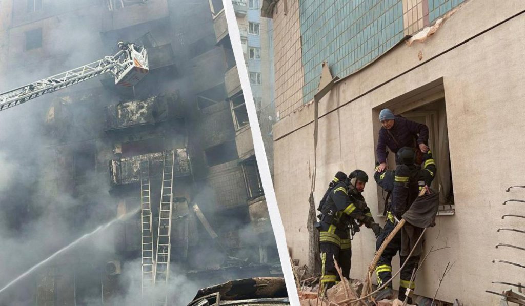 Dieci morti a Ternopil dopo l’attacco russo: edifici danneggiati e possibili persone intrappolate