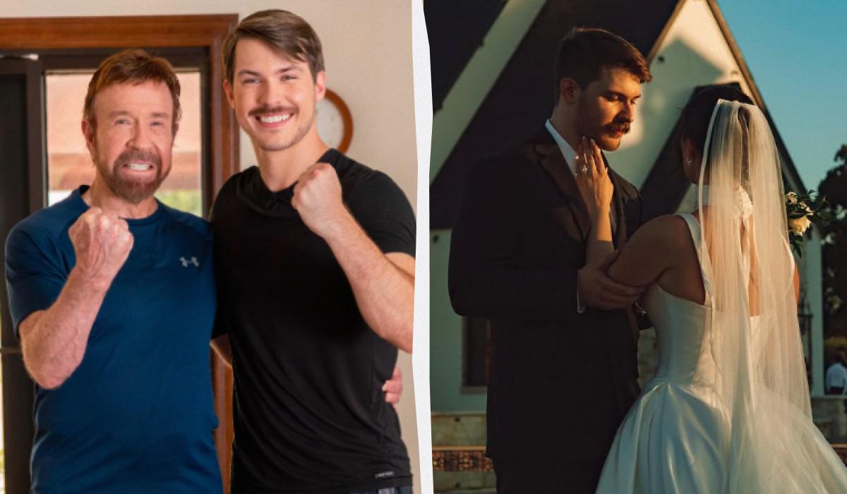Chuck Norris congratula il figlio per il matrimonio