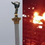 Attacco a Kiev: incendi in edifici a più piani e quattro feriti