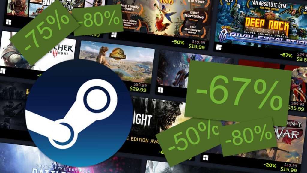 Steam lancia la sua prima vendita Black Friday con sconti fino al 70%