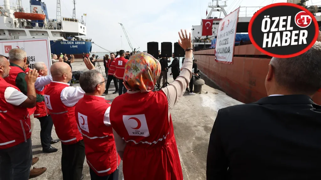 Aiuti Umanitari in Rotta per Gaza: la Nave della Benevolenza Parte dal Porto di Mersin con 800 Tonnellate di Aiuti