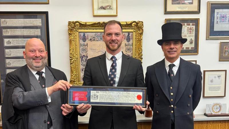 Alessandro Castellan premiato con il Freedom of the City di Londra