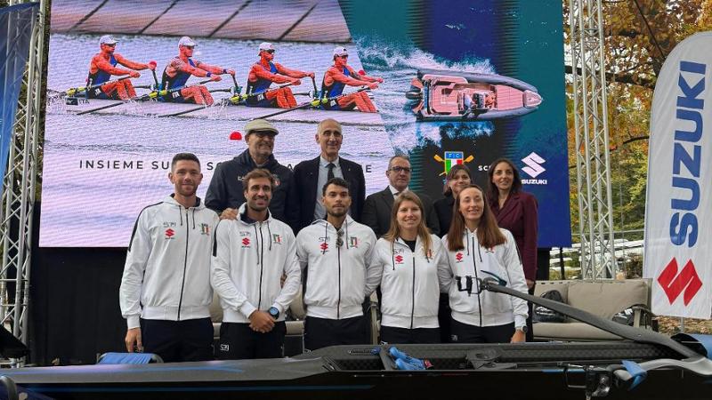 La Federazione Italiana Canottaggio stringe alleanza con Suzuki per sostenere gli equipaggi azzurri