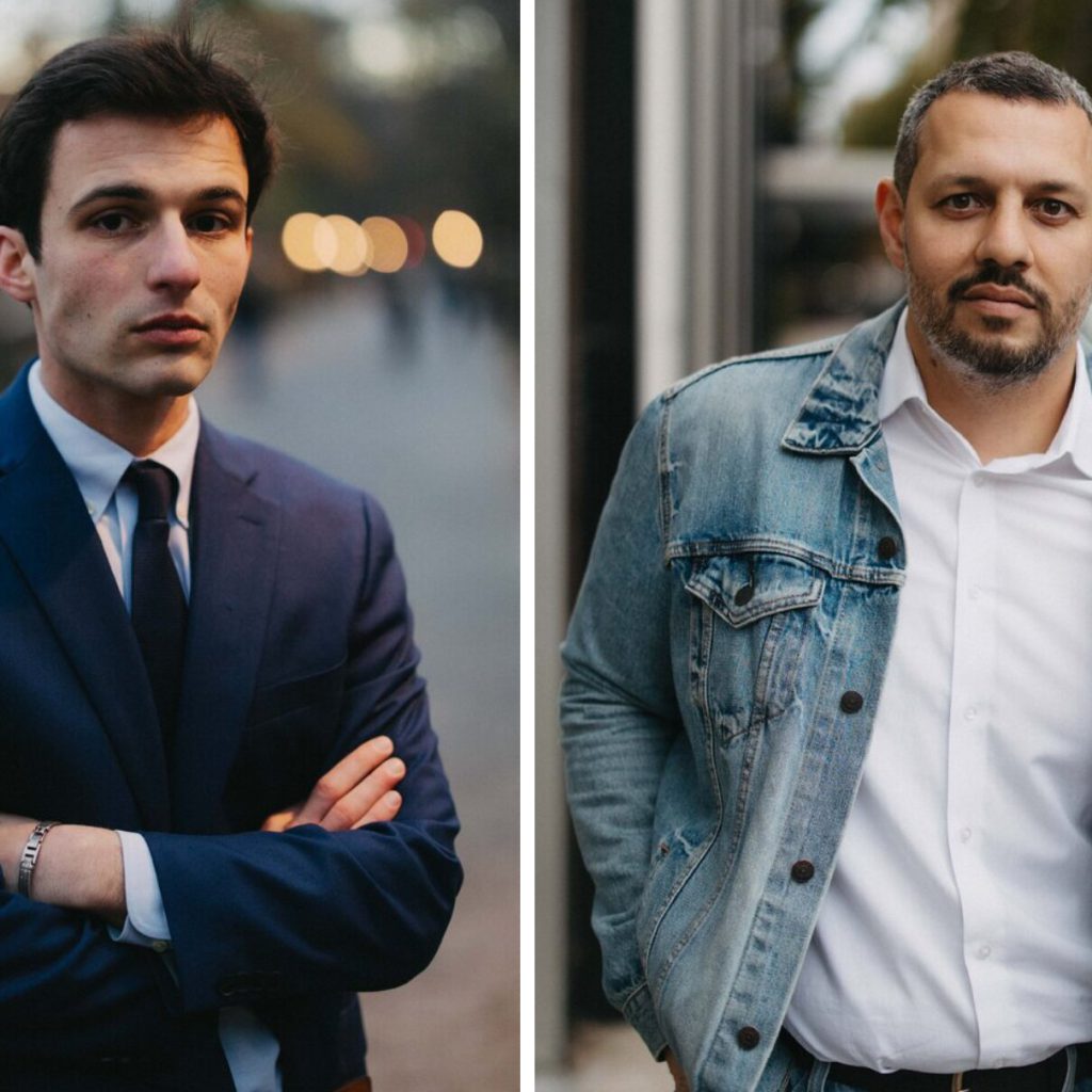 Due attivisti democratici partecipano a una corsa di case a Manhattan per raccogliere fondi e sensibilizzare su sicurezza scolastica e diritti LGBTQ+