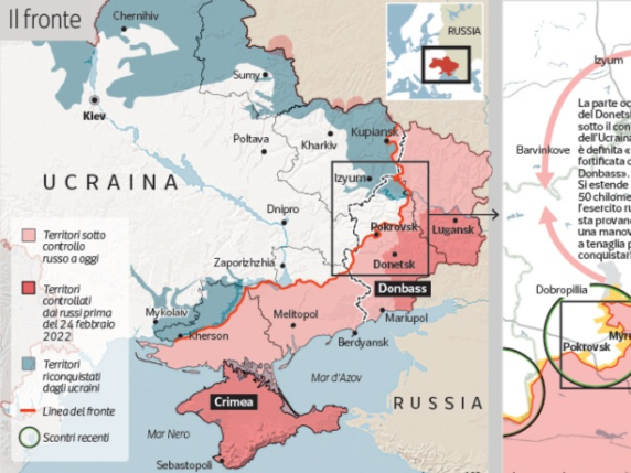 Conflitto in Ucraina: la battaglia per Pokrovsk e le tensioni con la Russia