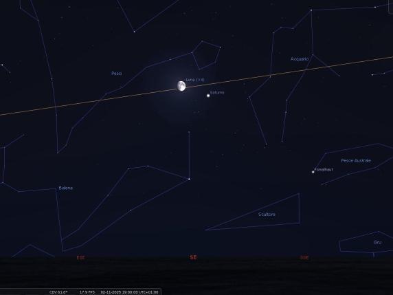 Luna e Saturno si incontrano nel cielo notturno: un evento astronomico unico visibile a occhio nudo in Italia