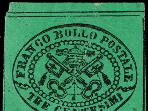 Francobollo del Papa Re: un pezzo unico di storia filatelica venduto a 40 mila euro dopo essere stato salvato dal macero