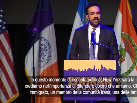 Reazione di Mamdani dopo la vittoria a Trump: un appello ad alzare il volume nella scena politica di New York