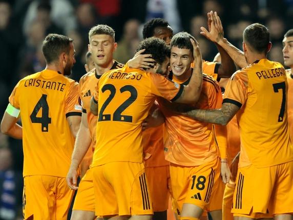 Roma in vantaggio contro i Rangers in Europa League: Soulé e Hermoso sfiorano il raddoppio