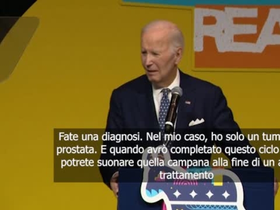Il Presidente degli Stati Uniti Joe Biden affronta il cancro con ottimismo e determinazione