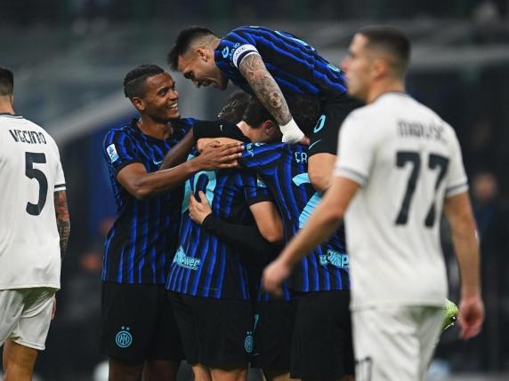 L&#039;Inter in vetta alla classifica dopo la vittoria sulla Lazio