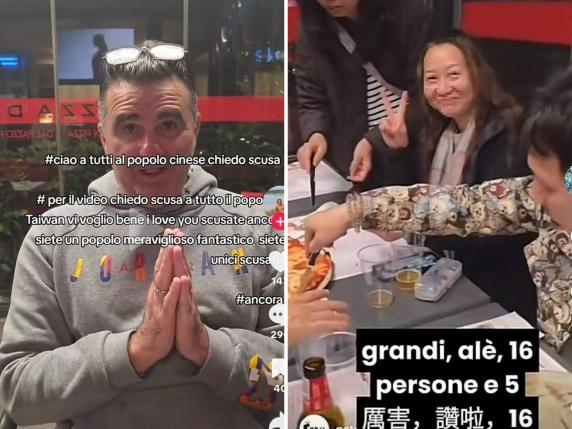 Proprietario di pizzeria si scusa dopo aver insultato turisti taiwanesi