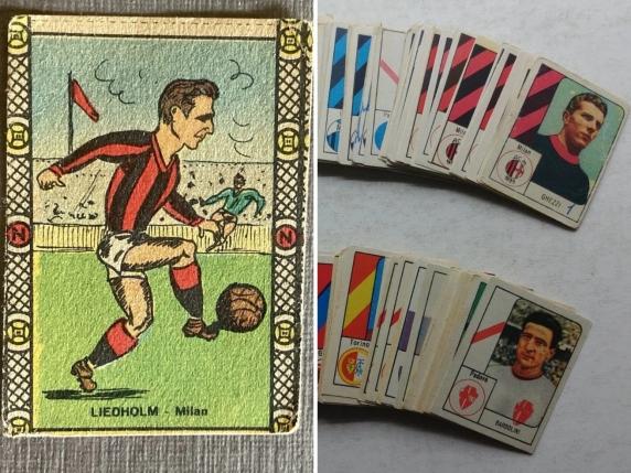 Luisa Grossi, pioniera delle figurine di calcio a Milano nel 1947