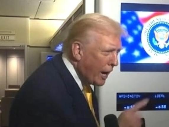 Donald Trump: immagine pubblicata sul Corriere della Sera senza testo