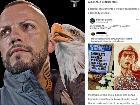 Garruto, nuovo giocatore del Lazio, è già al centro di polemica per un commento sui social