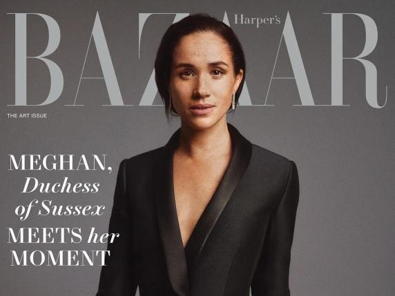 Meghan Markle appare naturale sulla copertina di Harper's Bazaar