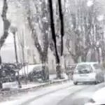 Neve in pianura: Lecco già imbiancata dalle strade del centro storico