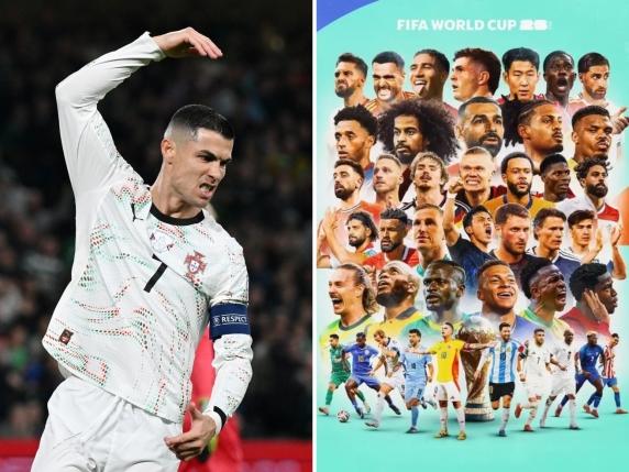 FIFA corregge errore: inserisce record di Ronaldo nel poster dei Mondiali dopo proteste