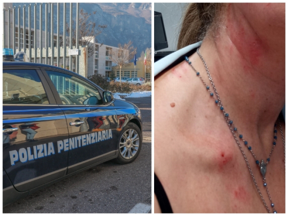 Detenuto già condannato per reato sessuale aggredisce agente in carcere di Trento: processi in vista