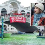 Venezia emette Daspo a Greta Thunberg dopo la protesta sul Ponte di Rialto