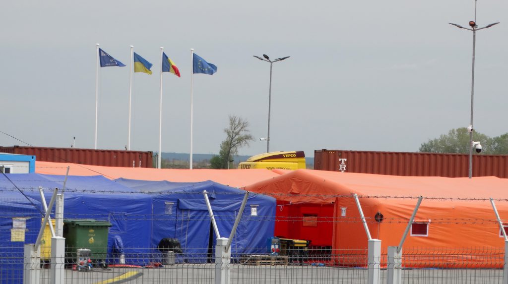 Checkpoint di Diakivtsi chiuso a causa degli attacchi russi contro l&#039;infrastruttura energetica dell&#039;Ucraina