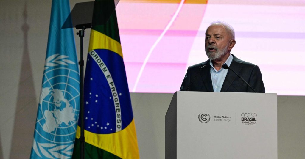 Lula propone la creazione di un Consiglio climatico all&#039;ONU per coordinare le politiche di riduzione delle emissioni