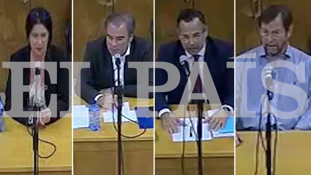 Leire Díez e Dolset presentano versioni contrastanti dei video con l&#039;ufficiale Stampa in tribunale