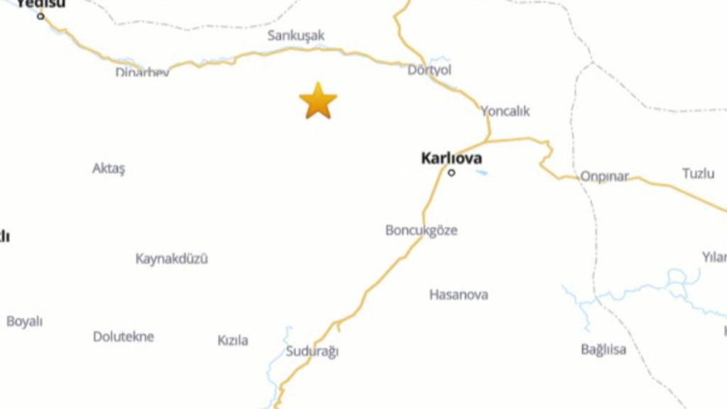 Terremoto di magnitudo 3.8 nella regione di Bingöl in Turchia
