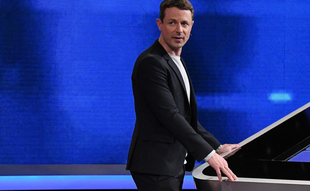 Concorrente in Difficoltà nel Programma Televisivo Gefragt - Gejagt