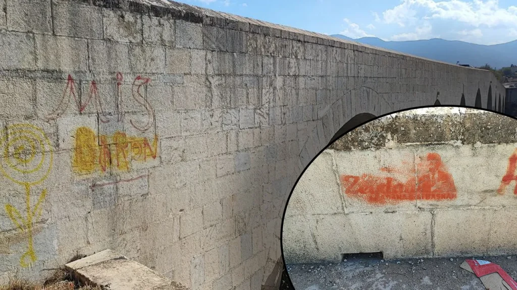 Atto di vandalismo contro il ponte romano di Misis in Turchia