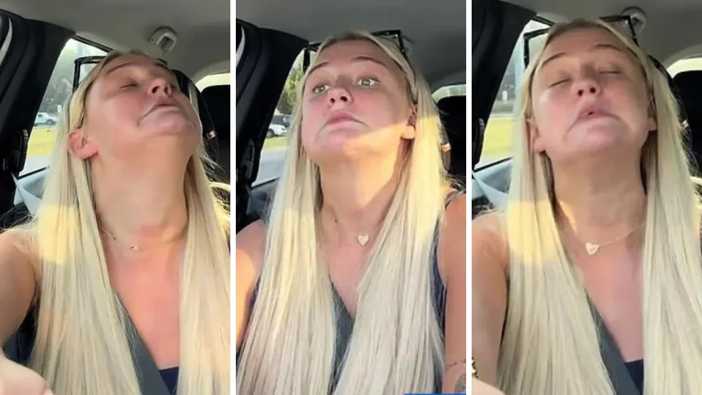 Olivia Woodrich mostra tics mentre guida: discussione sulla sicurezza della conduzione