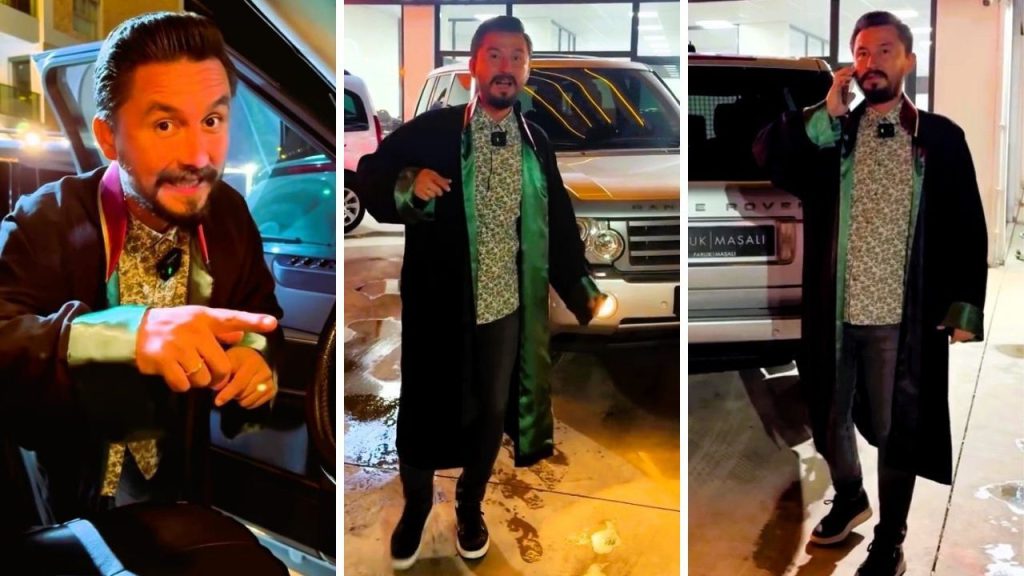 Commerciante di auto indossa toga da avvocato per promuovere un&#039;auto e scatena la reazione dell&#039;Ordine degli Avvocati di Denizli