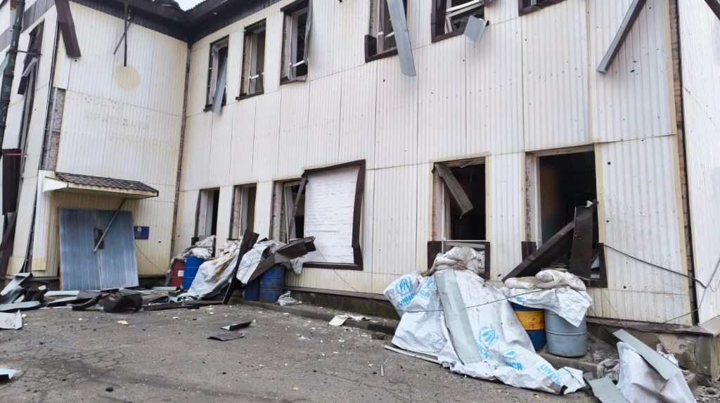 Russians hit fire and rescue station in Kramatorsk, Donetsk Oblast